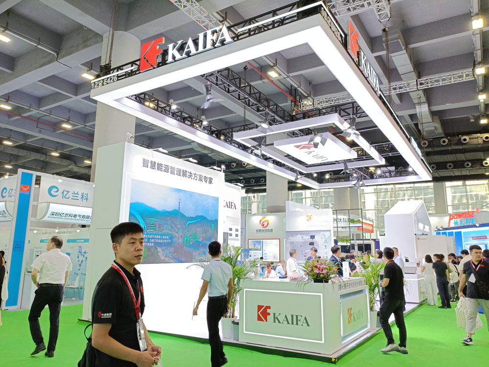 KAIFA展臺(tái)搭建現(xiàn)場(chǎng)效果