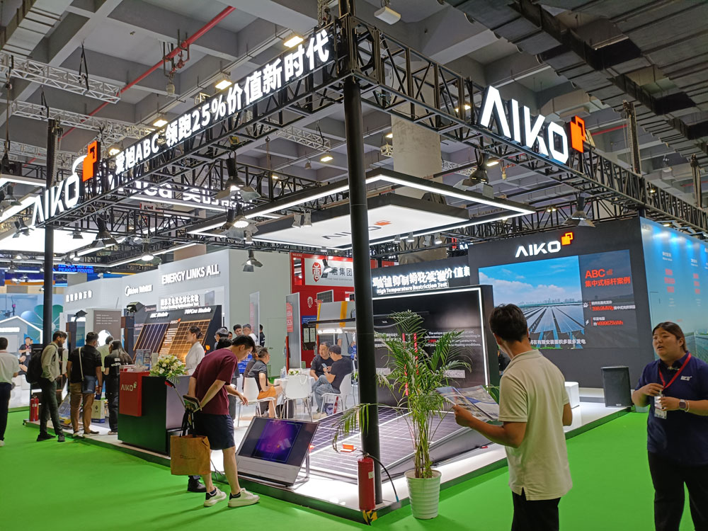 愛旭ABC展臺搭建現(xiàn)場效果