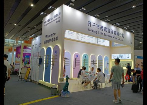 2025年7月廣州建博會開平市西霖衛浴有限公司展臺現場效果