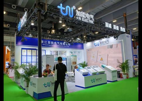2025年8月廣州光伏太陽能展浙江加能電氣有限公司展臺搭建現場效果